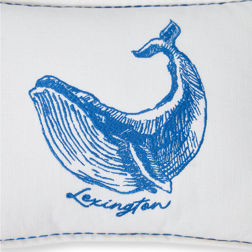 Lexington Whale Organic Cotton Prydnadskudde